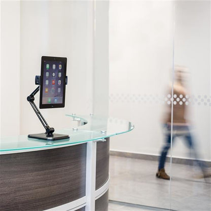 ADJUSTABLE TABLET STAND WALL DESK MOUNTABLE ADJUSTABLE HOLDER
