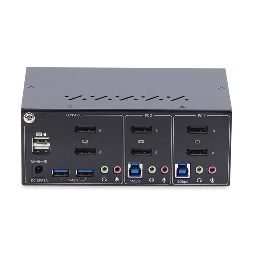 2-PORT KVM SWITCH 4K 60HZ DUAL-MONITOR DISPLAYPORT KVM