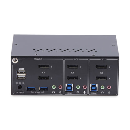 2-PORT KVM SWITCH 4K 60HZ DUAL-MONITOR DISPLAYPORT KVM