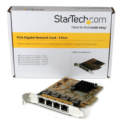 4 PORT PCIE NETWORK CARD LAN GIGABIT ETHERNET NIC ADAPTER RJ45