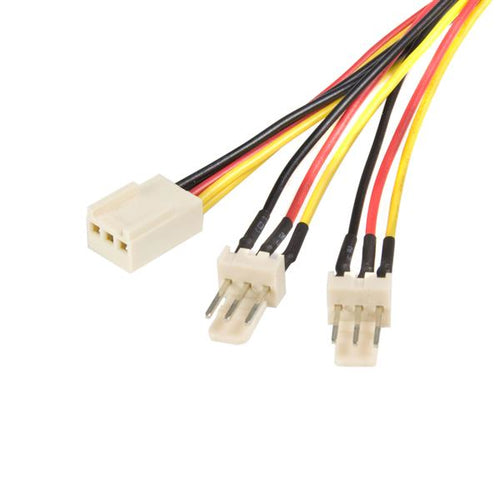 TX3 FAN POWER SPLITTER CORD 3 PIN FAN POWER SPLITTER Y CABLE 12IN