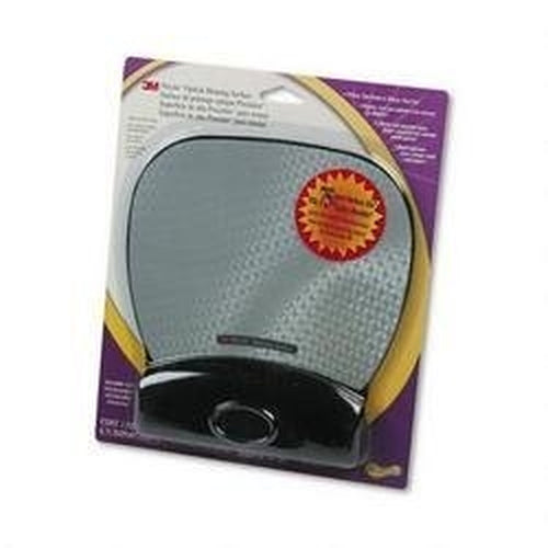 MOUSEPAD AND WRIST REST GEL BLK LEATHERETTE PRECISE MOUSE SURFACE (MW309LE)