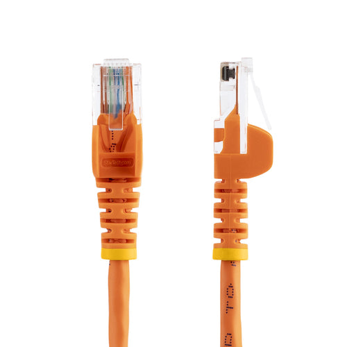 6FT ORANGE CAT5E CABLE SNAGLESS ETHERNET CABLE GIGABIT LAN RJ45