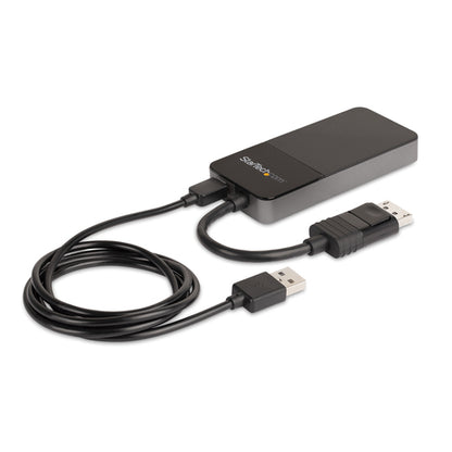 DP 1.4 MULTI MONITOR ADAPTER 3 PORT DISPLAYPORT SPLITTER MST HUB