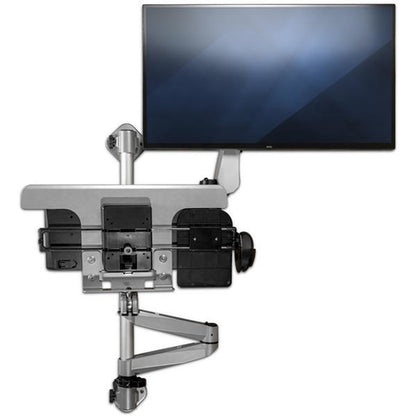 WALL MOUNT WORKSTATION STANDING DESK ARTICULATING MONITOR ARM