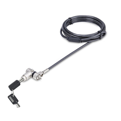 UNIVERSAL LAPTOP LOCK 6.6FT 3-IN-1 LOCKING SECURITY CABLE
