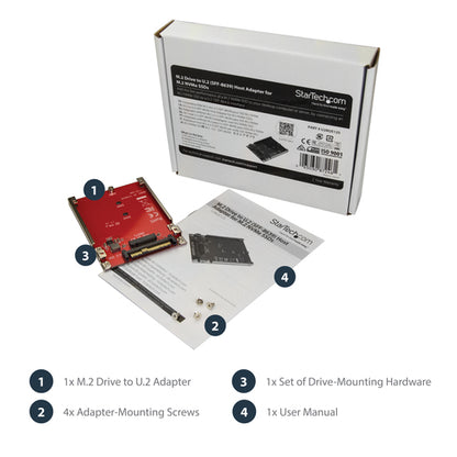 M.2 TO U.2 ADAPTER M2 NVME PCIE M.2 NVME SSD TO U2 2.5IN CONVERTER