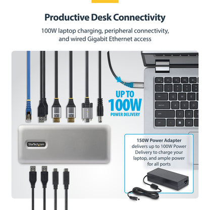 USB-C DOCKING STATION - DUAL-MONITOR HDMI 4K 60HZ