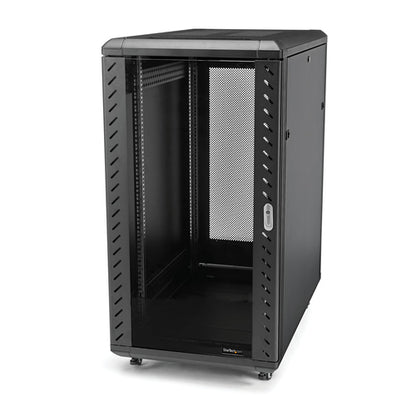 32U SERVER RACK CABINET 4 POST NETWORK EQUIPMENT RACK W/ CASTERS