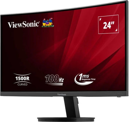 24IN 1080P VA CURVED MONITOR WITH VARIABLE REFRESH RATE HDMI AND