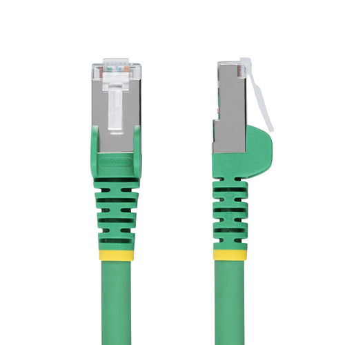 CAT6A ETHERNET CABLE - GREEN 10GBE S/FTP LSZH 100W POE
