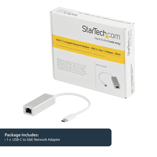 USB C TO ETHERNET ADAPTER USBC GIGABIT RJ45 LAN NETWORK DONGLE