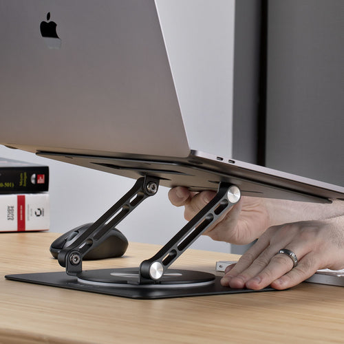 LAPTOP STAND/RISER FOR DESK COMPUTER STAND W/360 SWIVEL BASE