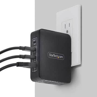 140W USB-C WALL CHARGER GAN POWER ADAPTER PD 3.1 USB-C/USB-A
