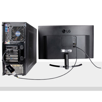 DVI TO DISPLAYPORT ADAPTER DVI-D DP VIDEO CONVERTER USB POWER