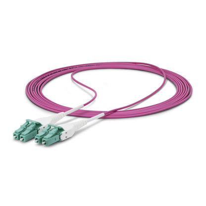 OM4 LC/LC MULTIMODE FIBER CABLE UNIBOOT/OFNR RISER/100G - 50/125