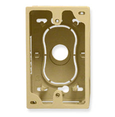 JUNCTION BOX- 1-GANG- IVORY