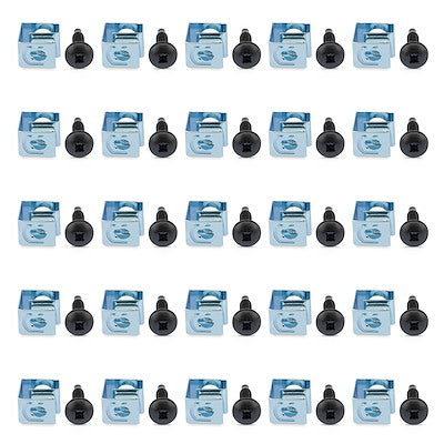 10-32 SERVER RACK SCREWS 50PACK MOUNTING CLIP NUTS AND SCREWS