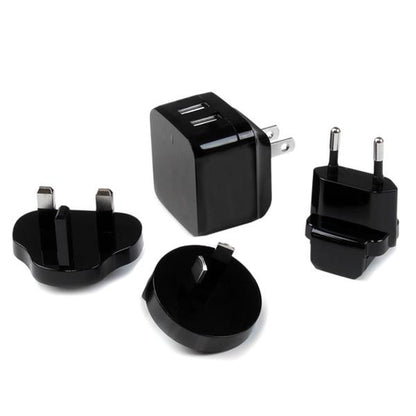 2 PORT USB TRAVEL WALL CHARGER UNIVERSAL TRAVEL DUAL USB ADAPTER
