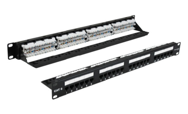 CAT6 PATCH PANEL 24 PORT 1U