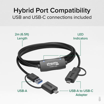 PLUGABLE USB-C 3.0 TRANSFER CABLE