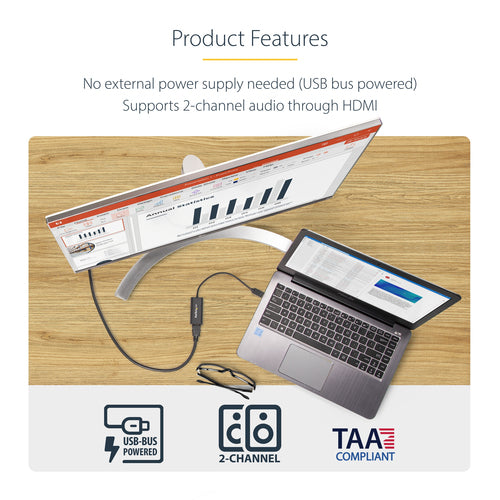 USB TO HDMI ADAPTER EXTERNAL DISPLAY VIDEO CONVERTER DONGLE