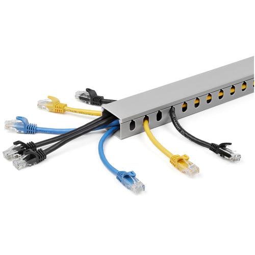 SLOTTED CABLE RACEWAY W/ COVER OPEN SLOT CABLE MANAGEMENT DUCT
