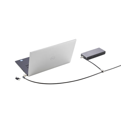 SLIM N17 2.0 KEYED DUAL HEAD LAPTOP LOCK FOR WEDGE-SHAPED SLOTS