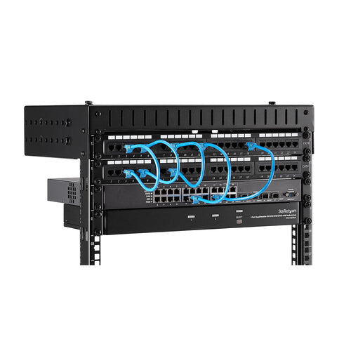 8U WALL MOUNT OPEN FRAME RACK NETWORK EQUIPMENT PATCH PANEL RACK