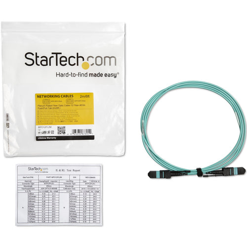 2M MTP FIBER OPTIC CABLE OM3 PLENUM MPO/MTP 40G FIBER CABLE