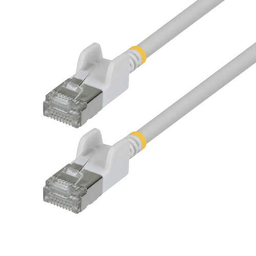 ULTRA SLIM CAT6A CABLE WHITE SLIM RJ45 FTP PATCH CABLE (N6APATSTP34WHS-10FT)