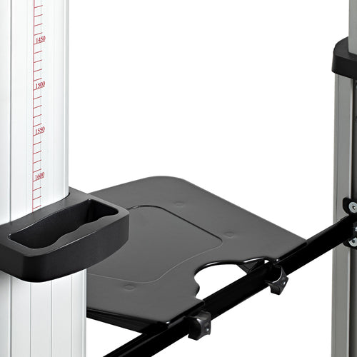 ROLLING TV STAND DUAL TV CART MOBILE DISPLAY CART VESA MOUNT