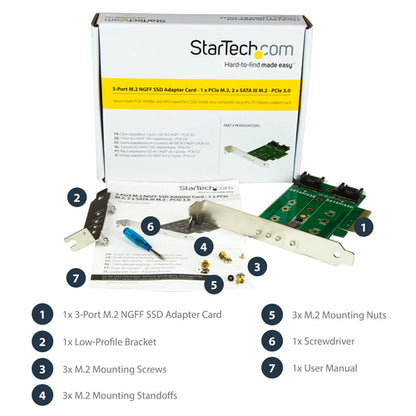 M.2 ADAPTER PCI EXPRESS CARD PCIE TO M.2 SATA NVME ADAPTER CARD