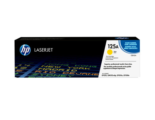 YELLOW CARTRIDGE FOR COLOR LASERJET CP1215 CP1515 CP1518NI (CB542A)