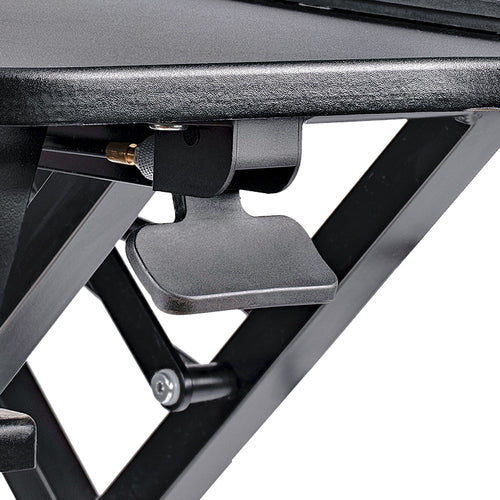 CORNER SIT STAND DESK CONVERTER KEYBOARD TRAY ADJUSTABLE HEIGHT