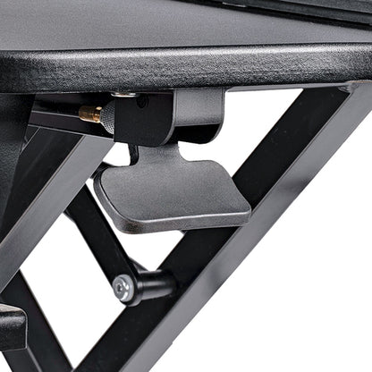 CORNER SIT STAND DESK CONVERTER KEYBOARD TRAY ADJUSTABLE HEIGHT