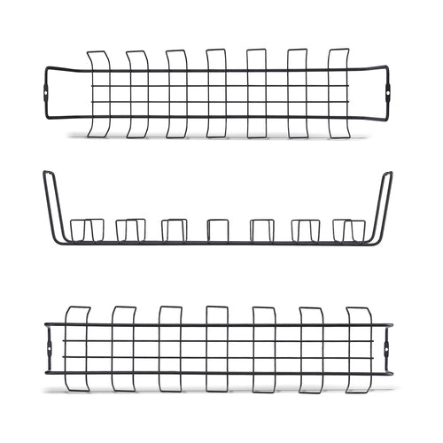 UNDER DESK CABLE MANAGEMENT - BASKET STYLE CABLE ORGANIZER TRAY