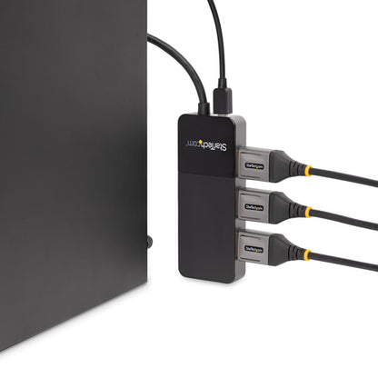 DP 1.4 MULTI MONITOR ADAPTER 3 PORT DISPLAYPORT SPLITTER MST HUB
