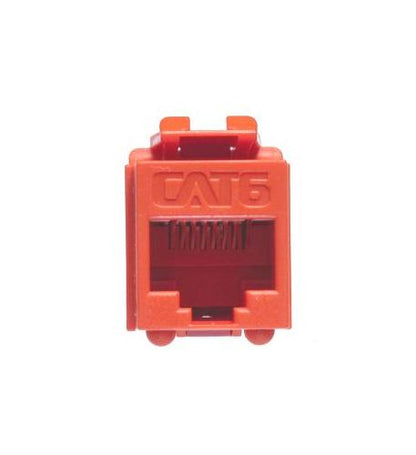 MODULE, CAT 6, EZ, 25 PK, ORANGE