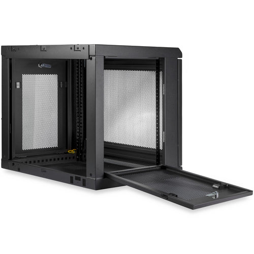 WALL MOUNT NETWORK SWITCH CABINET 9U SERVER RACK ENCLOSURE