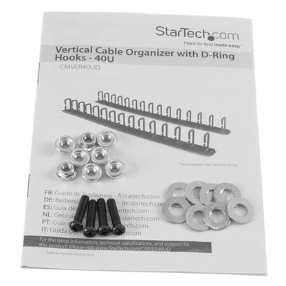 SERVER RACK VERTICAL CABLE MANAGEMENT FINGER DUCT WIRE SLOT