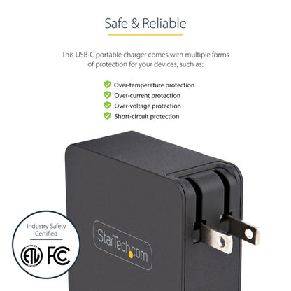 USB C WALL CHARGER UNIVERSAL TYPE C LAPTOP POWER ADAPTER CABLE