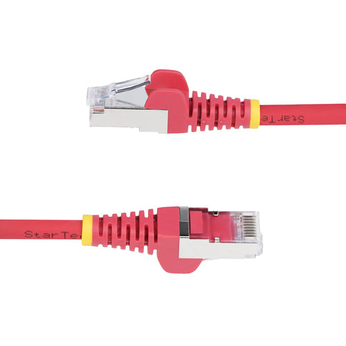CAT6A ETHERNET CABLE - RED 10GBE S/FTP LSZH 100W POE