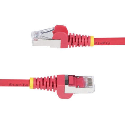 CAT6A ETHERNET CABLE - RED 10GBE S/FTP LSZH 100W POE
