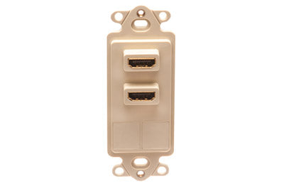 INSERT- DECOREX- 2-PORT- DUAL HDMI- IV