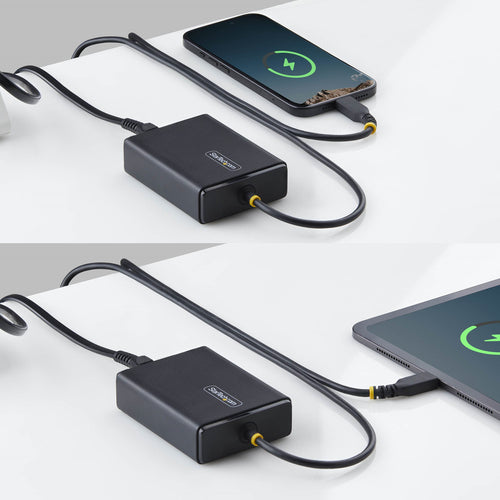 100W USB-C LAPTOP CHARGER - 5FT USB-C TETHERED CABLE