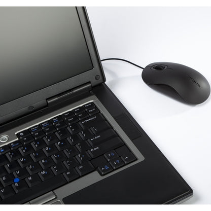 BLK MATTE USB FULL SIZE 3BUTTON OPTICAL MOUSE