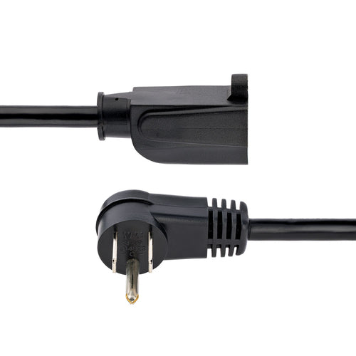 6FT COMPUTER POWER CORD C14 TO NEMA 5-15R AC POWER EXTENSION CABLE
