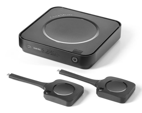 CLICKSHARE HUB PRO W/ 2 BUTTONS BASE UNIT ONLY TAA COMPLIANT