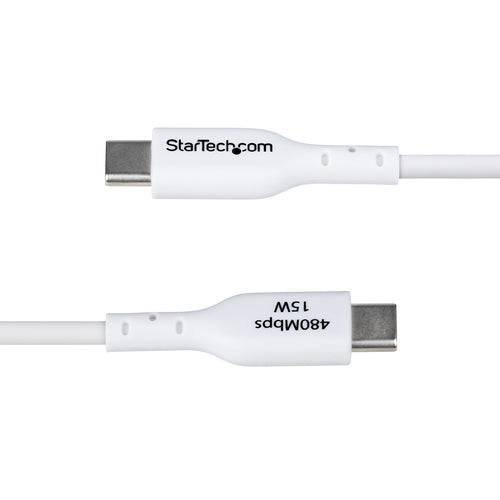 3FT WHITE USB-A TO USB-C CABLE CHARGER CORD USB 2.0 DATA TRANSFER